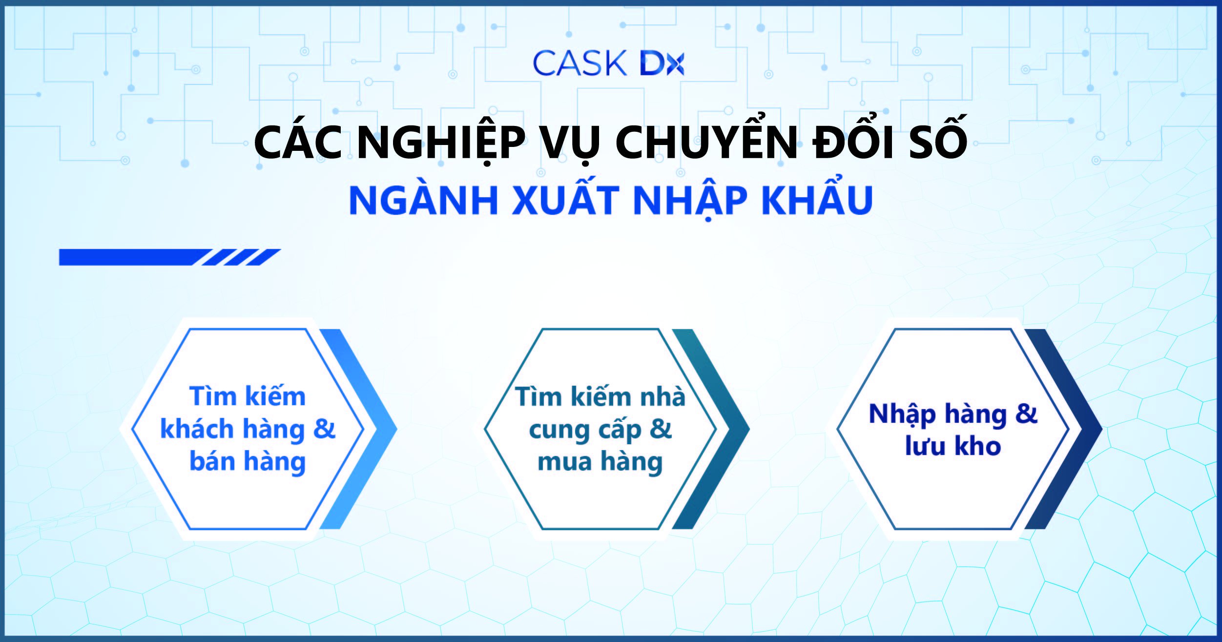 Chuyển đổi số ngành Xuất Nhập Khẩu – Các nghiệp vụ tiềm năng (Phần 1)