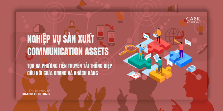 Nghiệp vụ sản xuất Communication Assets – Tọa ra phương tiện truyền tải thông điệp, cầu nối giữa Brand và Khách hàng