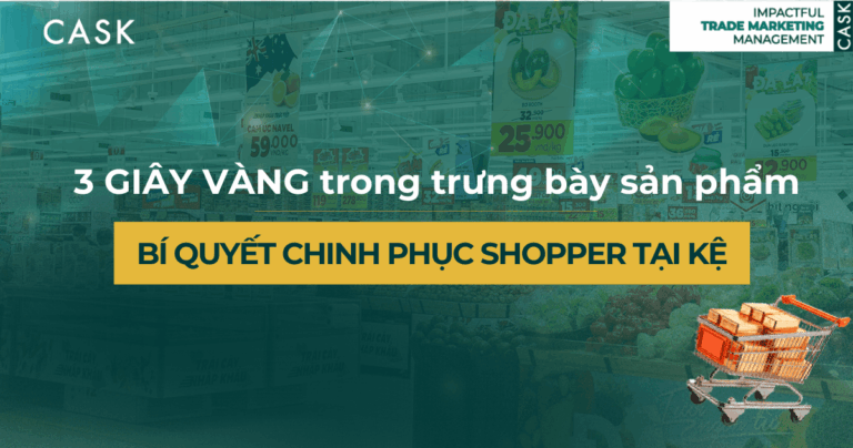 3 giây vàng trong trưng bày sản phẩm – Bí quyết chinh phục Shopper tại kệ