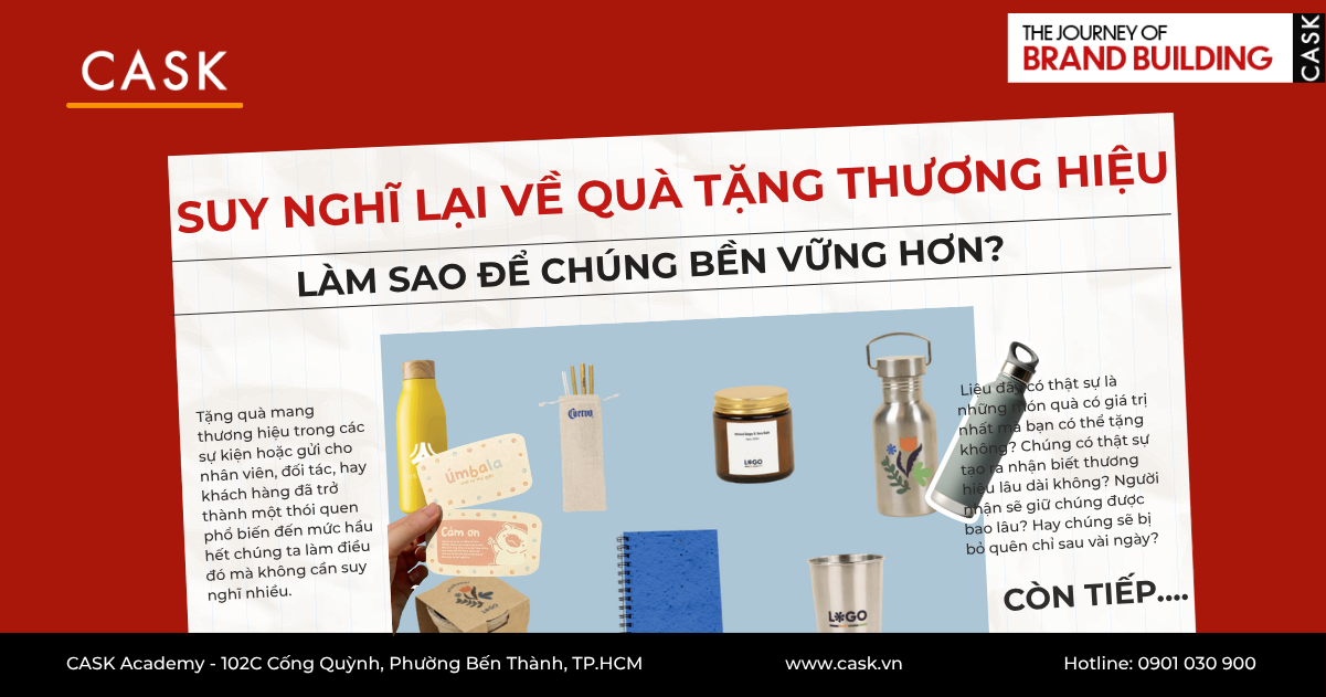Suy Nghĩ Lại Về Quà Tặng Thương Hiệu: Làm sao để chúng bền vững hơn?