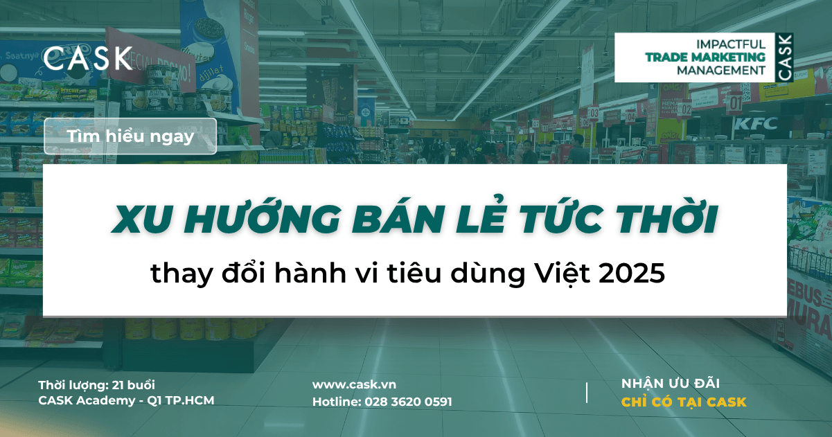 Xu hướng bán lẻ tức thời thay đổi hành vi tiêu dùng Việt 2025