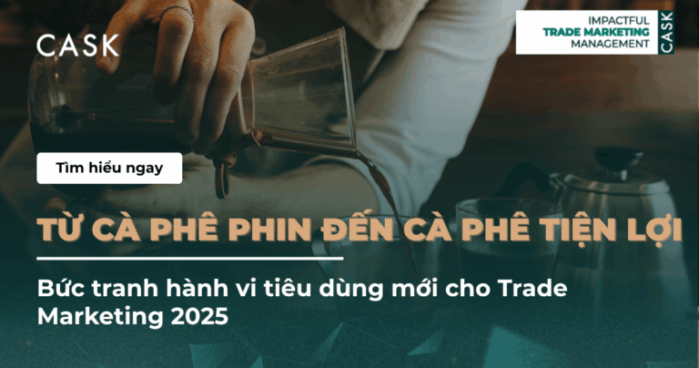 Từ cà phê phin đến cà phê tiện lợi: Bức tranh hành vi tiêu dùng mới cho Trade Marketing 2025