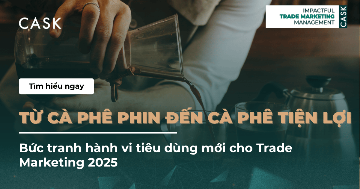 Từ cà phê phin đến cà phê tiện lợi: Bức tranh hành vi tiêu dùng mới cho Trade Marketing 2025
