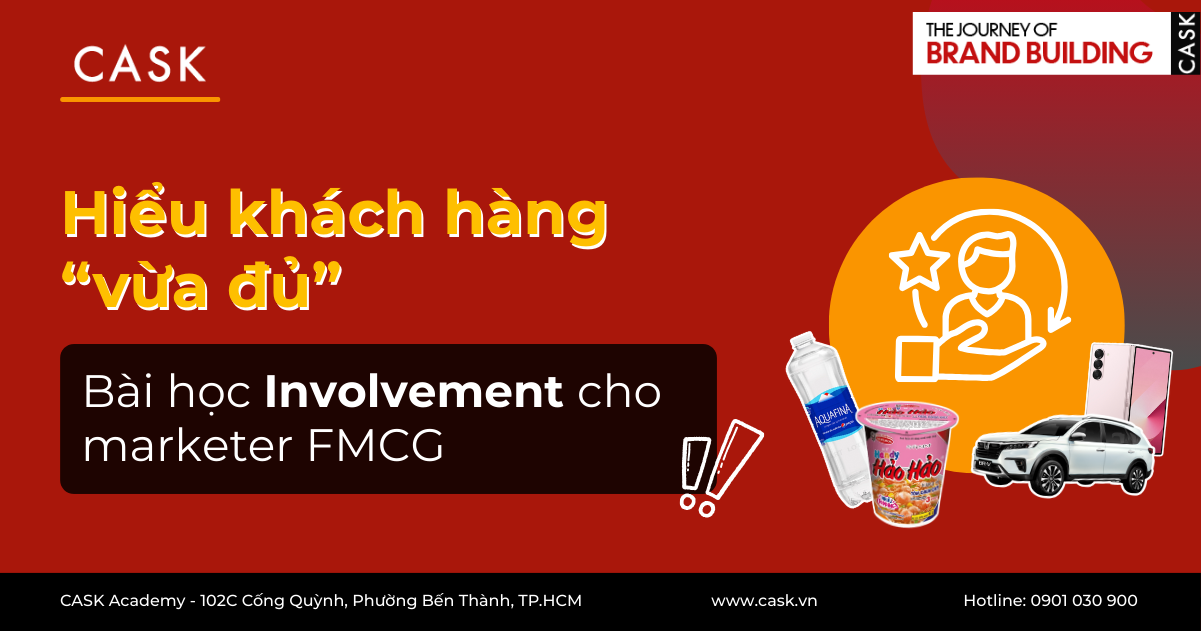 Hiểu khách hàng “vừa đủ”: Bài học Involvement cho marketer FMCG