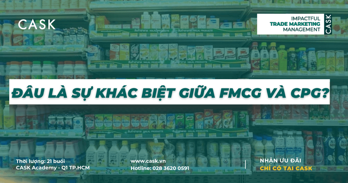 Đâu là sự khác biệt giữa FMCG và CPG?