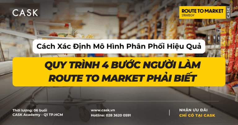Cách Xác Định Mô Hình Phân Phối Hiệu Quả: Quy Trình 4 Bước Người Làm Route To Market Phải Biết