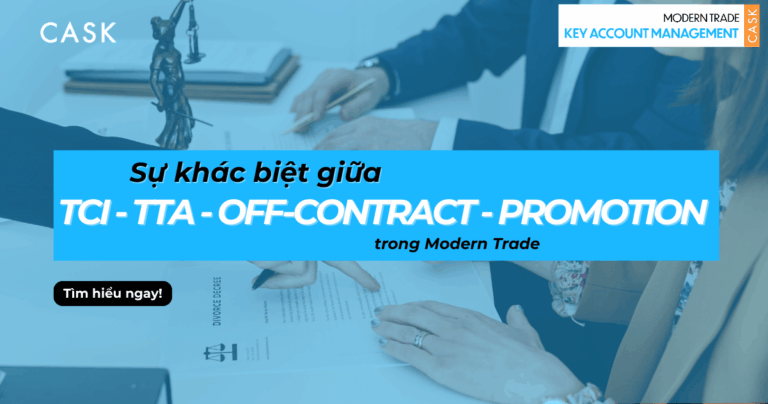 Sự khác biệt giữa TCI – TTA – Off-contract – Promotion trong Modern Trade