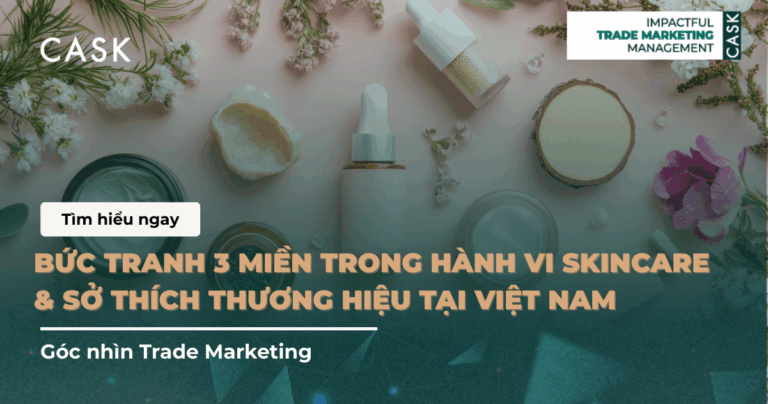 Bức tranh 3 miền trong hành vi skincare & sở thích thương hiệu tại Việt Nam – Góc nhìn Trade Marketing