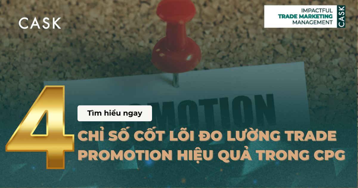 4 Chỉ Số Cốt Lõi Đo Lường Trade Promotion Hiệu Quả Trong Ngành CPG