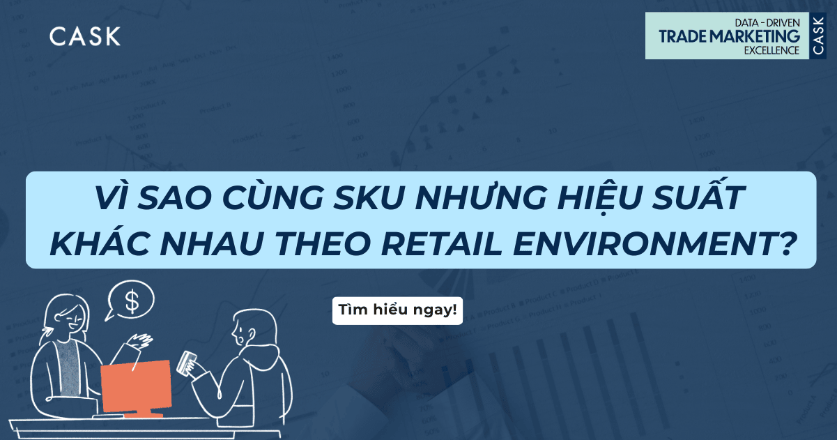 Vì sao cùng SKU nhưng hiệu suất khác nhau theo Retail Environment?