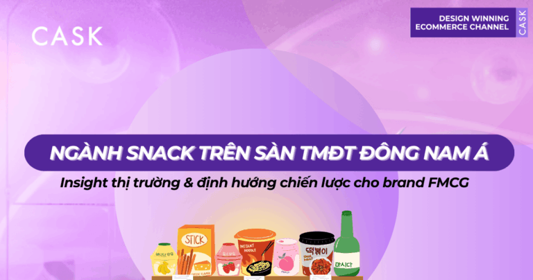 Ngành snack trên sàn TMĐT Đông Nam Á: Insight thị trường & định hướng chiến lược cho brand FMCG