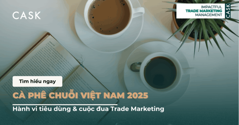 Cà phê chuỗi Việt Nam 2025: Hành vi tiêu dùng & cuộc đua Trade Marketing