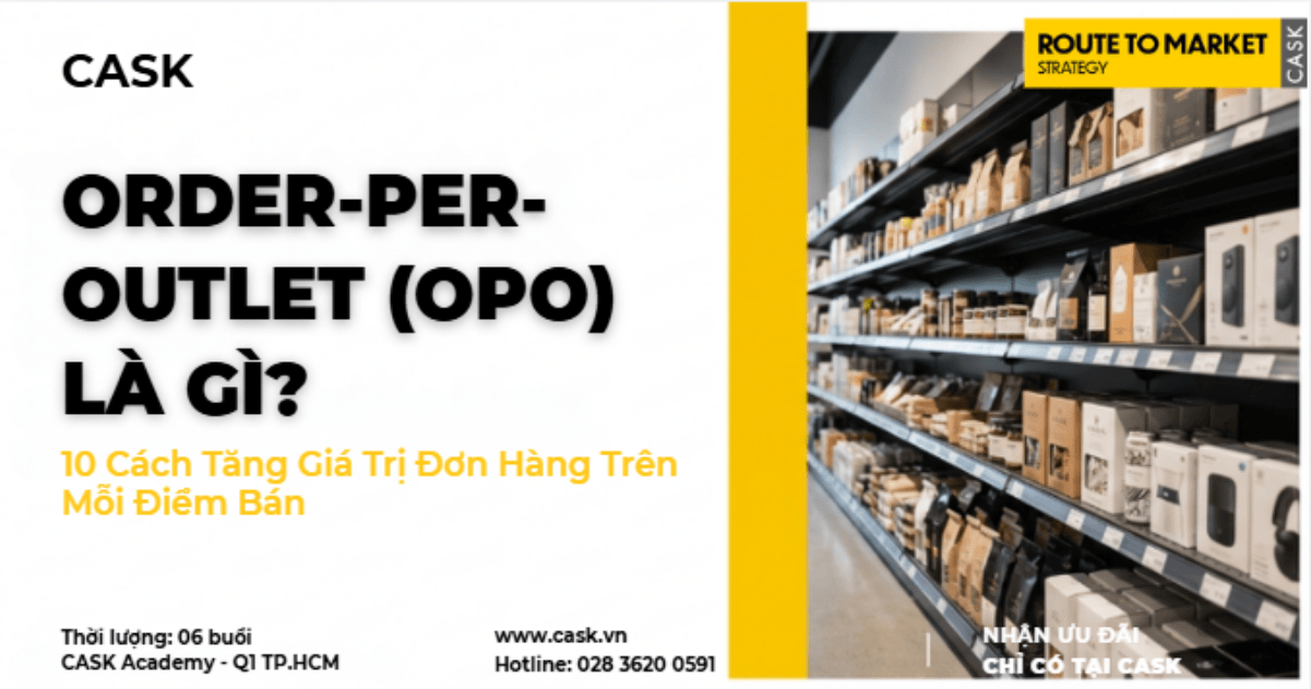 Order-per-Outlet (OPO) Là Gì? 10 Cách Tăng Giá Trị Đơn Hàng Trên Mỗi Điểm Bán